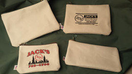 Custom Jax canvas bags